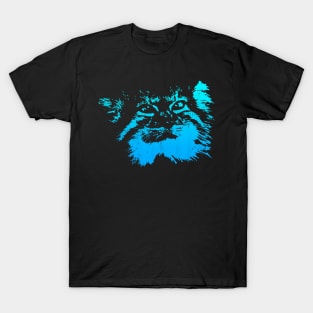 Pallas Cat - Blue T-Shirt